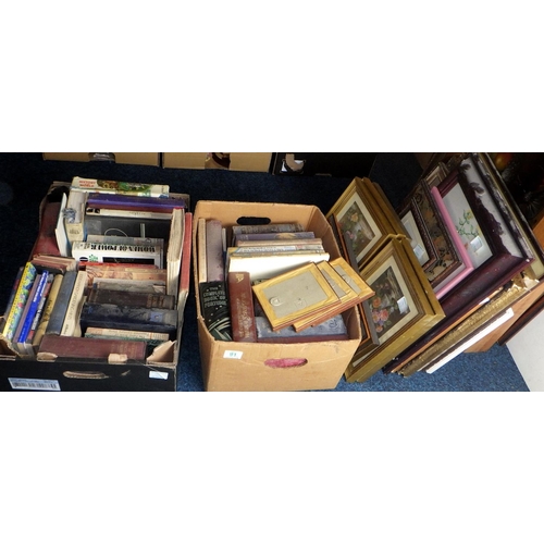 91 - A large qty of misc prints, books etc