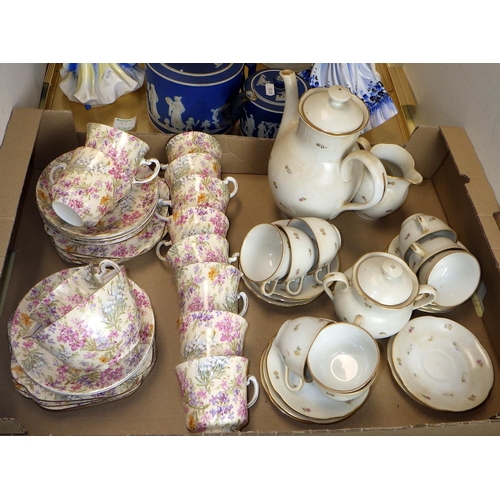 93 - A qty of misc ceramics to inc tea ware, Wedgwood Jasper ware etc. Most AF (2)