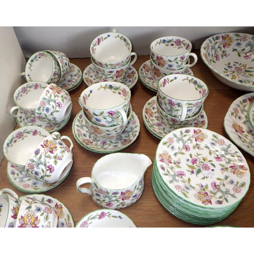 97 - A large quantity of Minton Haddon Hall tea and dinner ware