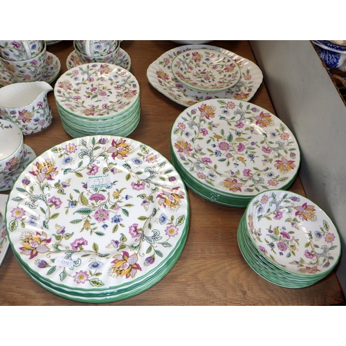 97 - A large quantity of Minton Haddon Hall tea and dinner ware