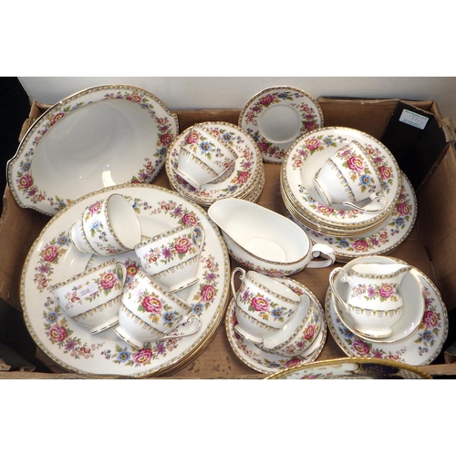 98 - A group of Bavarian cabinet plates , two Coalport serving plates etc together with a qty of Royal Gr... 