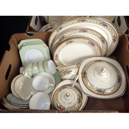 175 - A large qty of misc ceramics to inc tea wares, dinner wares etc (4)