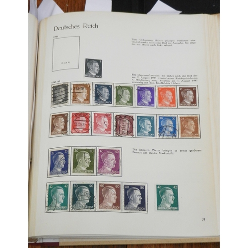 243 - Postage Stamps: various albums comprising UK, Empire and World interest including a collection of ea... 