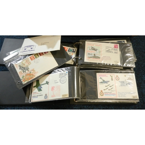 270 - Postage Stamps: a qty of Royal Mail First Day Covers together with a group of albums containing vari... 