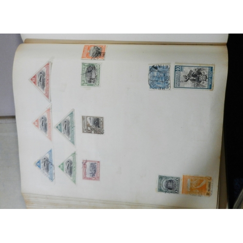 272 - Postage Stamps: fifteen various albums, swaps books etc, European / World interest incl German early... 