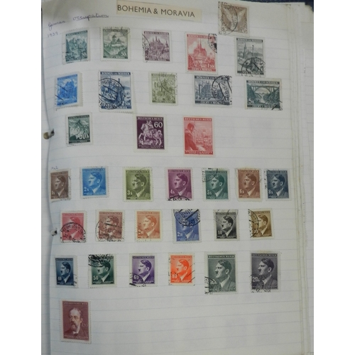 277 - Postage Stamps: six loose leaf / folder albums containing an extensive collection of 19th cent and l... 