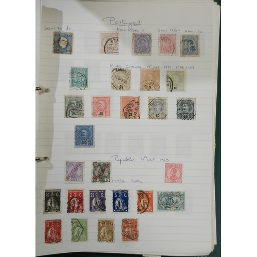 277 - Postage Stamps: six loose leaf / folder albums containing an extensive collection of 19th cent and l... 