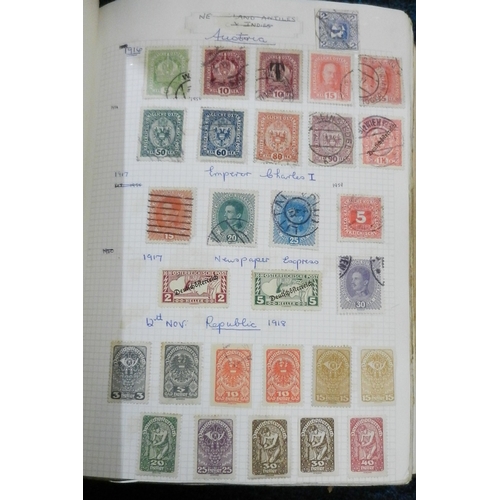 277 - Postage Stamps: six loose leaf / folder albums containing an extensive collection of 19th cent and l... 