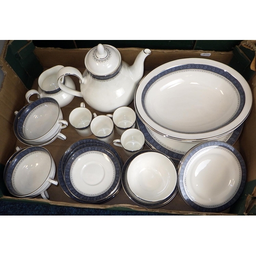 169 - A qty of Royal Doulton Sherbrooke table ware together with further ceramics, prints etc (4)