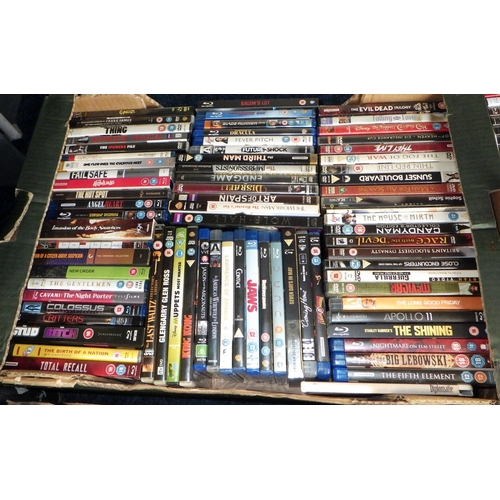 186 - Five boxes of DVDs (5)