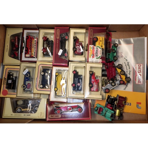 217 - Two boxes of various die cast vehicles to inc Lledo, Matchbox etc (2)