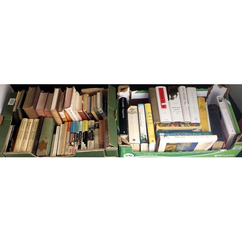 223 - Two boxes of misc books to inc Autobiographies (2)