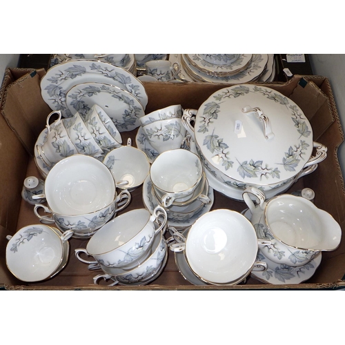 234 - Two boxes of Royal Albert Silver Maple table ware (2)