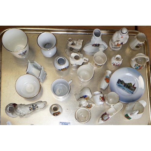 279 - A qty of approx 25 pieces of crested china