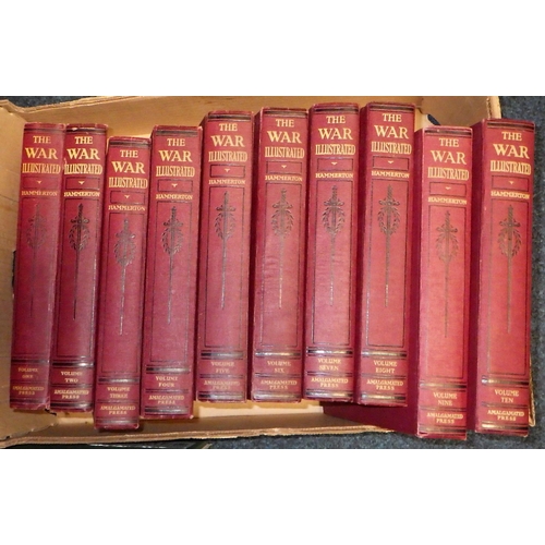 369 - Four boxes of books to inc History Of The Great European War (4)