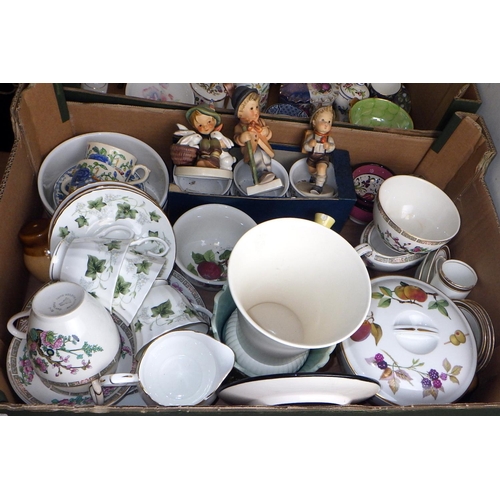 370 - A quantity of of misc collectables, ceramics etc to inc Queen's table ware, Minton etc AF (5)