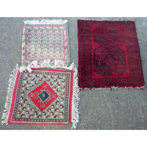 433 - Three small rugs