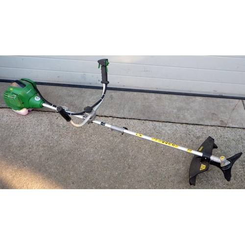 438 - A Gardenline petrol strimmer with metal blade, sold as seen