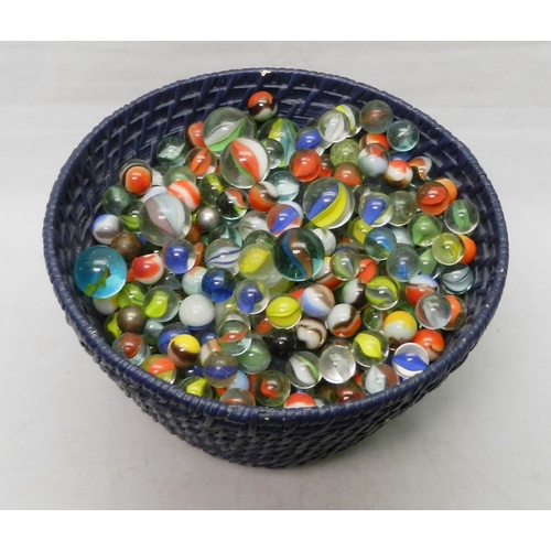 149 - A qty of glass marbles