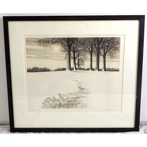 110 - Kathleen Caddick, 'Snow Moon', limited edition print 138/200: 64x56cm. VAT & Buyers Premium apply, A... 