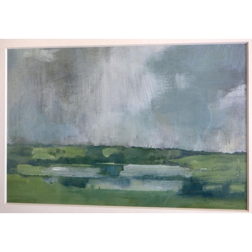 57 - Emmerson Meyes, 'From the Terrace, Harewood', oil on panel 1995: 51x46cm. VAT & Buyers Premium apply... 