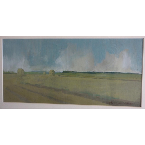 58 - Emmerson Meyes, 'Field, July Afternoon', oil on panel 1997: 62x47cm. VAT & Buyers Premium apply, ARR... 