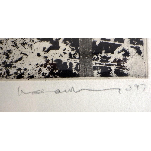  Norman Ackroyd RA, Harewood in January, 15/90 etching 1997: 43x38cm