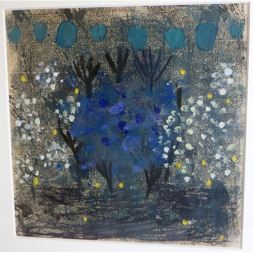 118 - Judith Cain, 'End of Winter 3', monoprint 1996 (£220): 42x43cm. VAT & Buyers Premium apply, ARR if s... 