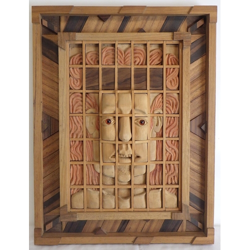 48 - Robert Lee, 'A Face Within', mixed media construction 1991: 57x44cm. VAT & Buyers Premium apply, ARR... 