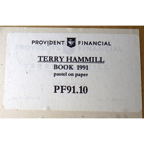 154 - Terry Hammill, 'Book', pastel on paper 1991: 84x85cm. VAT & Buyers Premium apply, ARR if sold for £1... 