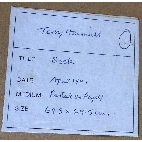 154 - Terry Hammill, 'Book', pastel on paper 1991: 84x85cm. VAT & Buyers Premium apply, ARR if sold for £1... 