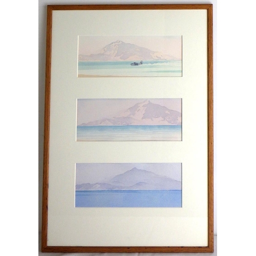 68 - Graeme Willson, 'Triple View of Turkey', watercolour and pencil 1998. VAT & Buyers Premium apply, AR... 