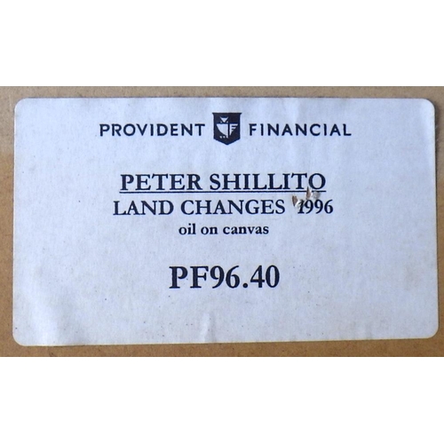 14 - Peter Shillito, 'Land Changes', oil on canvas 1986: 89x106cm. VAT & Buyers Premium apply, ARR if sol... 