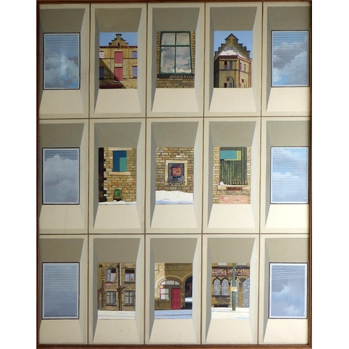 71 - Graeme Willson, 'Colonnade', oil on canvas 1986: 102x83cm. VAT & Buyers Premium apply, ARR if sold f... 