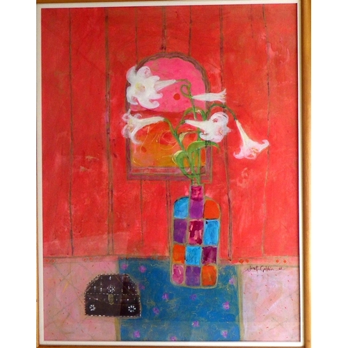 216 - Janet Golphin, 'Box From Morocco', mixed media 2001 (£1500): 108x88cm. VAT & Buyers Premium apply, A... 