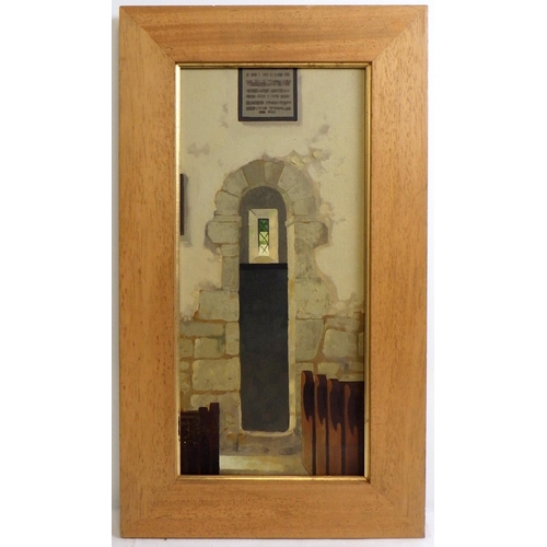 73 - Graeme Willson, 'St Gregory's Minster', oil on canvas 1992-3: 60x34cm. VAT & Buyers Premium apply, A... 