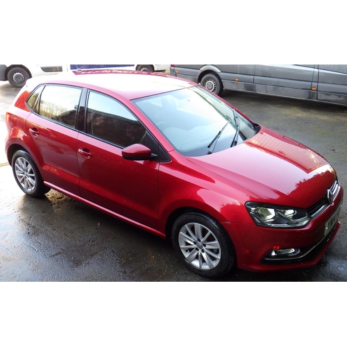 580 - Volkswagen Polo S.E T.S.I motor car, reg YW14 HOH, automatic, sold on behalf of a deceased estate, h... 