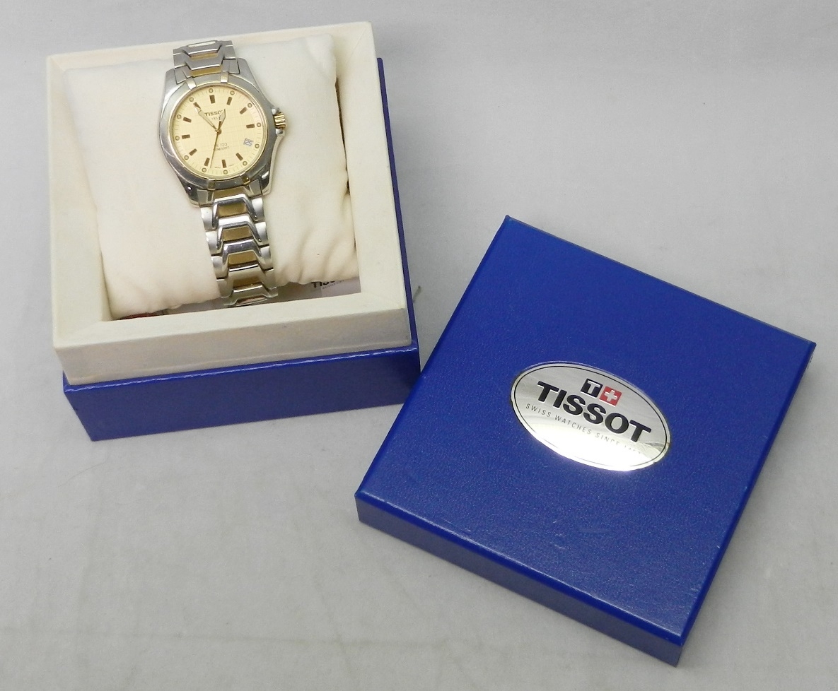 TISSOT ティソPR100 P660/760 ネイビーカラー