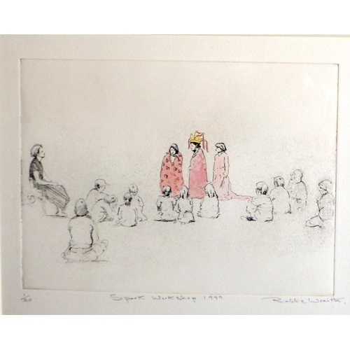 194 - Robbie Wraith, Spark Workshop, 1999: FOUR identical etchings: 47x50cm (4). VAT & Buyers Premium appl... 