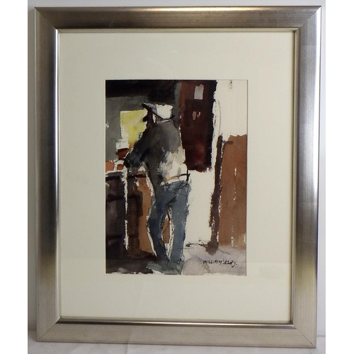 263 - William Selby, 'Albert's Daily Pinta', watercolour 1993 (£400):  61x51cm. VAT & Buyers Premium apply... 