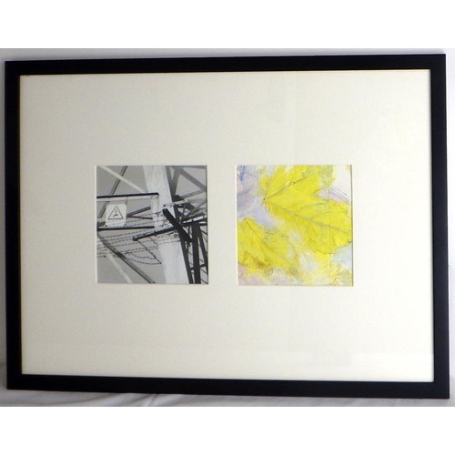 20 - Three Sandra Stubbs pictures: 'Ferrybridge', 'Gold Leaf' and 'Untitled', all 1996 and 44x59cm (3). V... 