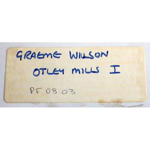 69 - Two Graeme Willson pictures, 'Otley Mills I', and 'Otley Mills II', both unsigned, no date and 24x29... 