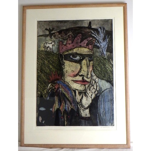 85 - Four Adrienne Craddock prints: 'The Magician', limited edition print 4/20 (94x72cm); 'Angel', 1/20 c... 