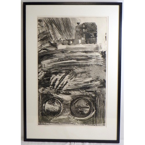 115 - Three Michael Anderson etchings: 'Ground Interval And Space', (stage proof) 1988 (107x84cm); 'Locati... 