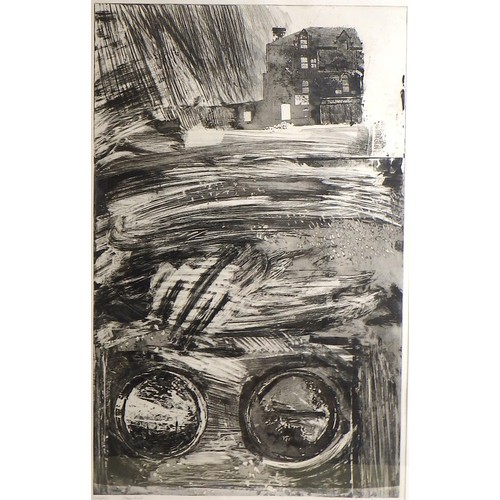 115 - Three Michael Anderson etchings: 'Ground Interval And Space', (stage proof) 1988 (107x84cm); 'Locati... 