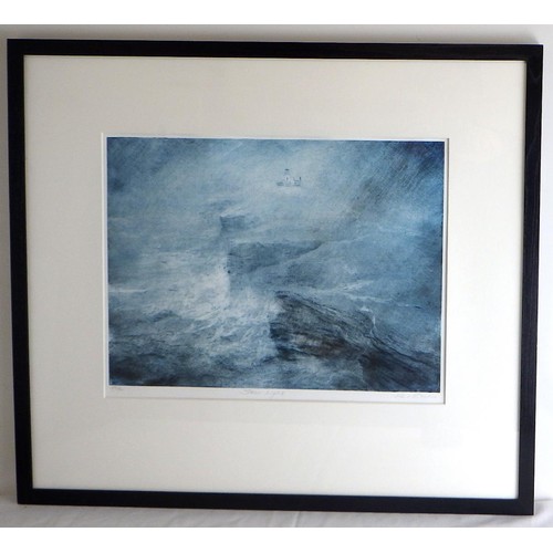 142 - Five Paul Ritchie etchings: 'Pennan Head', 51/75 1995 (53x62cm); 'Stoer Light', 45/50 no date (64x71... 