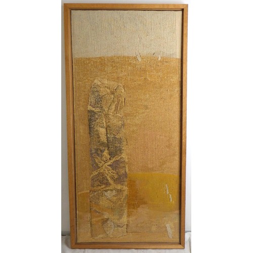 180 - Two Sue Lawty artworks: 'Spirit of Nambung Australia II', drawing with collage 1995 (£250) (63x40cm)... 