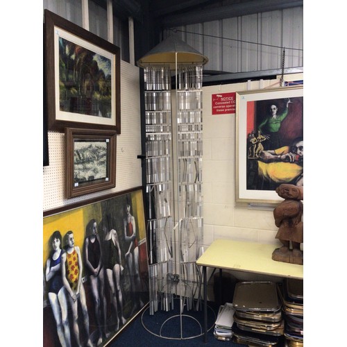 309 - Attributed to Janet Mowbray, Electric Fall, A tall metal sculpture.  VAT & Buyers Premium apply, ARR... 