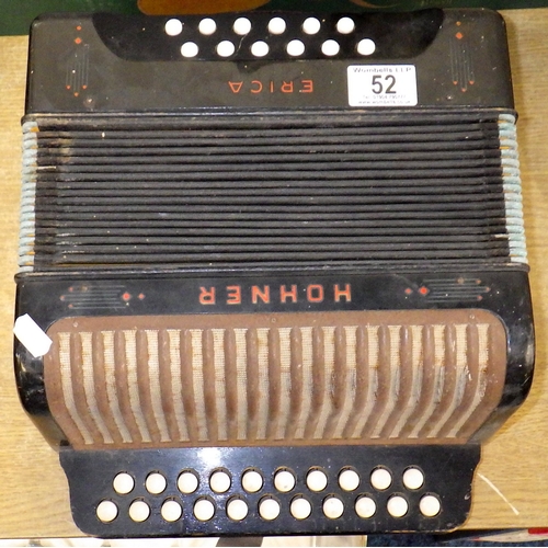 52 - Hohner 'Erica' accordion AF
