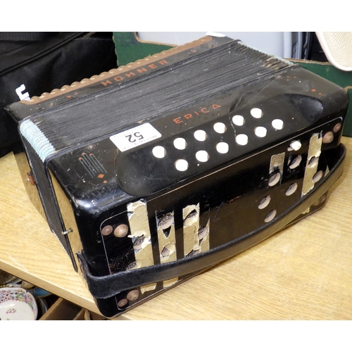 52 - Hohner 'Erica' accordion AF